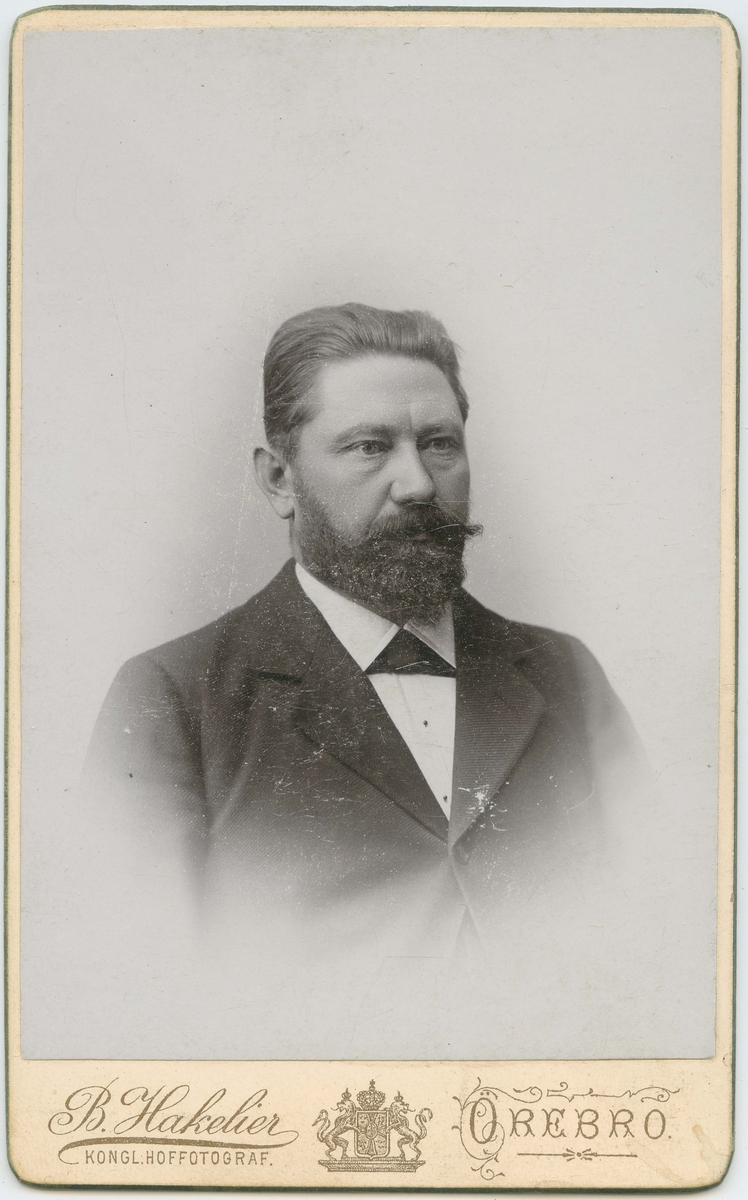 Porträtt på E.A. Eriksson. Avesta.