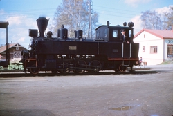 Aurskog-Hølandbanens damplokomotiv XXIXb nr. 7 PRYDZ på Søru