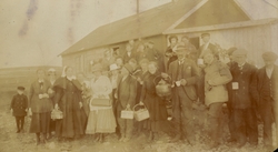 Sankthansfeiring på Smelror ved Vardø, ca. 1914