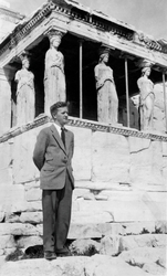 Hans Kristian Thorsrud i Athen, tirsdag 2. mars 1954.
