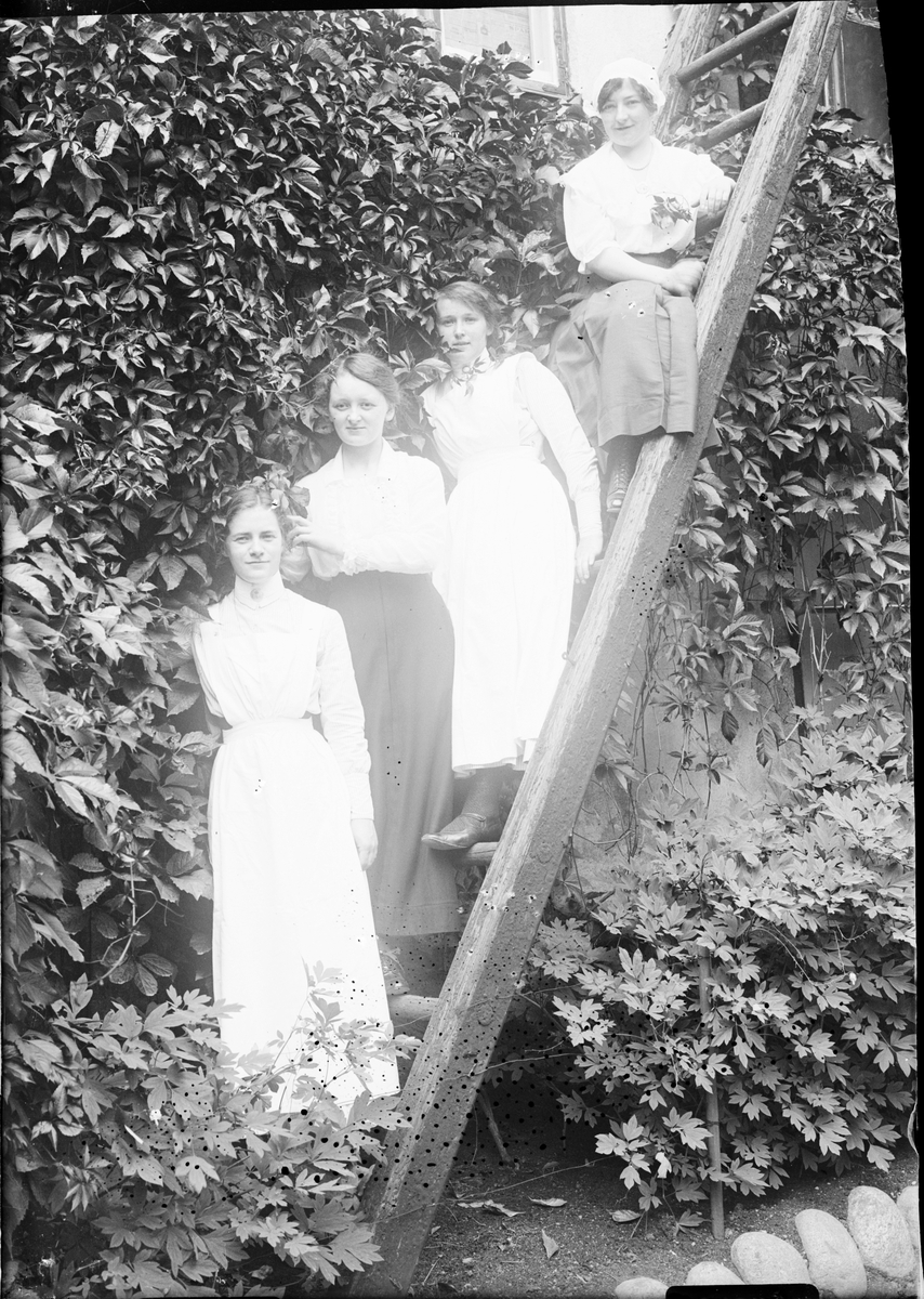 Fyra kvinnor på en stege, Uppsala