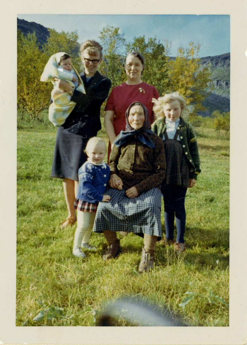Familiebilde fra Olderfjord.