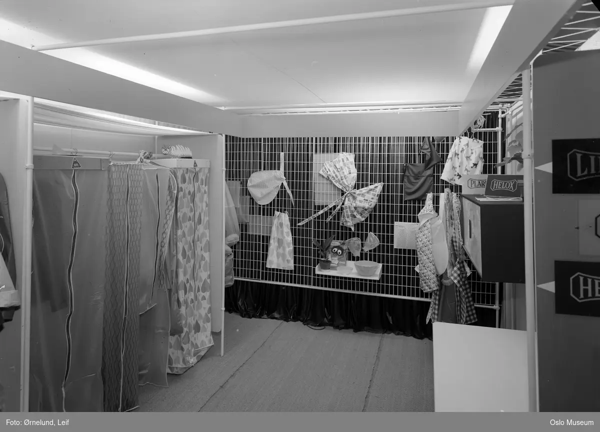 Tekstilmessen, interiør, utstilling, stand, Helly Hansen, oppbevaringsposer til klær