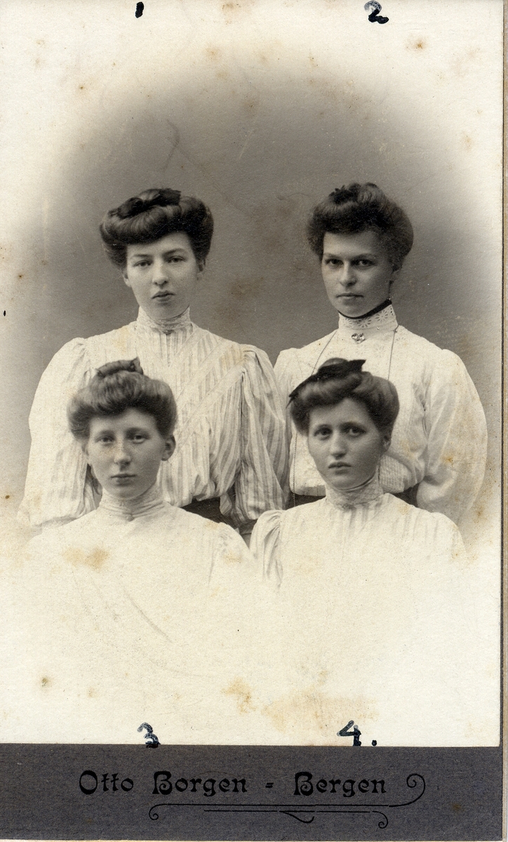 Portrett av fire kvinner. Nummer 3: Anna Andersen
