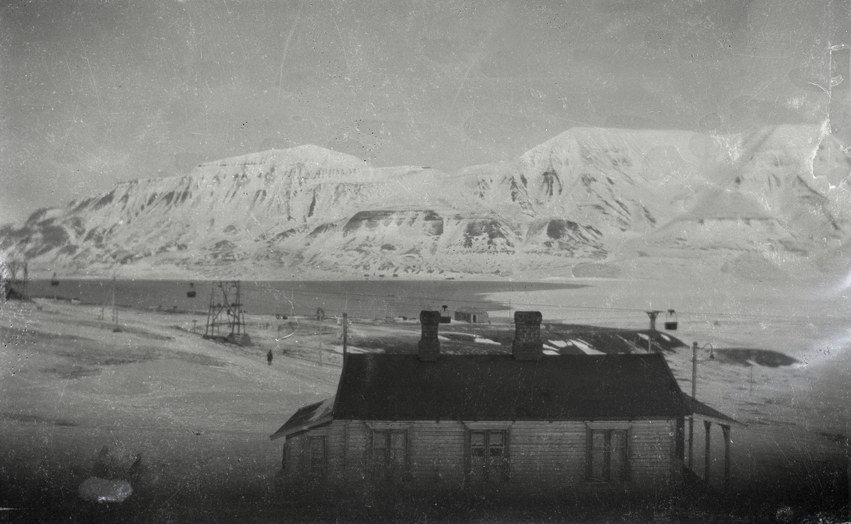 Anlegger i gamle Longyearbyen.