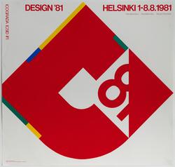 Design 81 Helsinki [Utstillingsplakat]