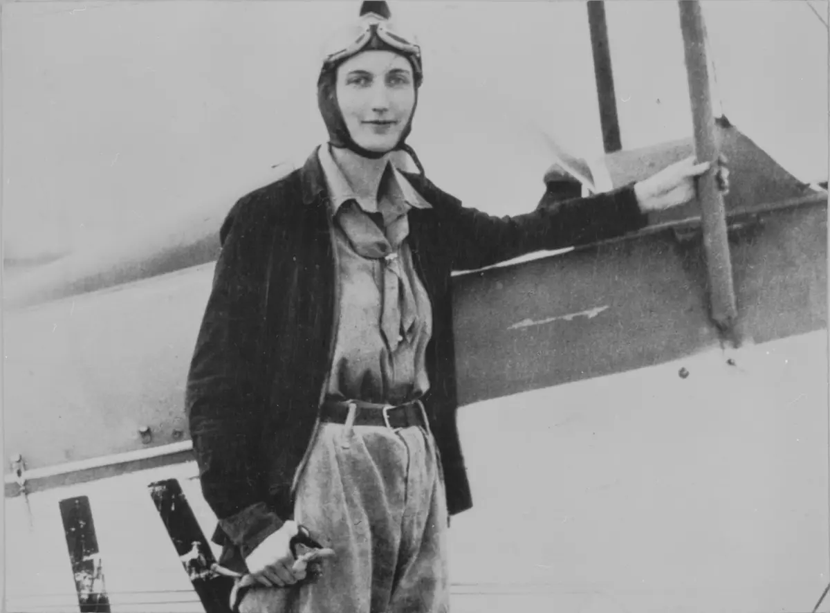 Flygare mrs Beryl Markham blev den första kvinna som soloflög över Nordatlanten från öster till väster.