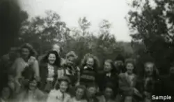 NGU-ere på leir i Harstad 1943. Ungdomsleir