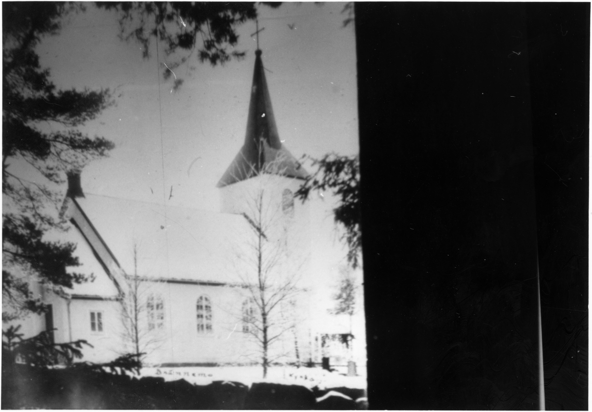 Text till fotografi: "Brännemo kyrka"