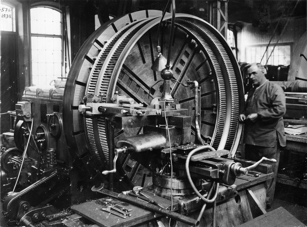 Tillverkning av STAL-turbin, 1939.