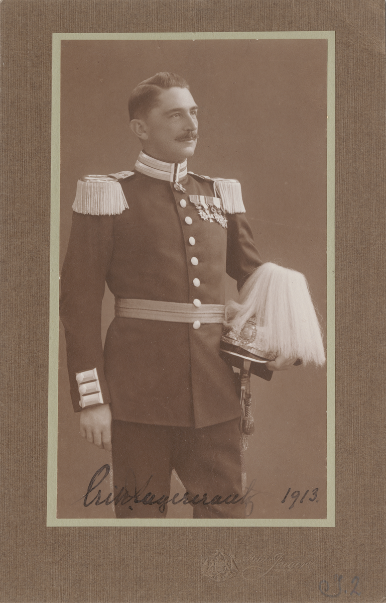 Porträtt av Erik Lagercrantz, överstelöjtnant vid Göta livgarde I 2.