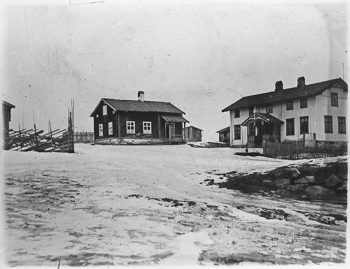 Gamle Kringstad skole, Klokkergården ca. 1900.