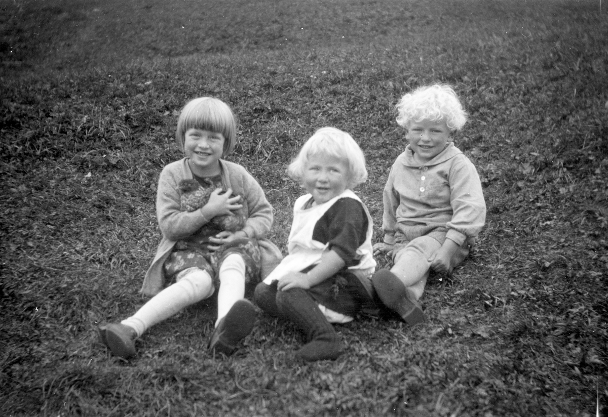 Bilde viser barndomsbilder fra Jonsjord ca 1926

Fotosamling etter Øystein O. Jonsjords (1895-1968), Tinn.