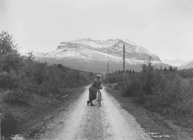 Prot: Valdres - Vangsveien nær Vang 13. Sep. 1902