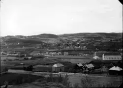 Utsikt fra Berg prestegård mot NTH og Stavne