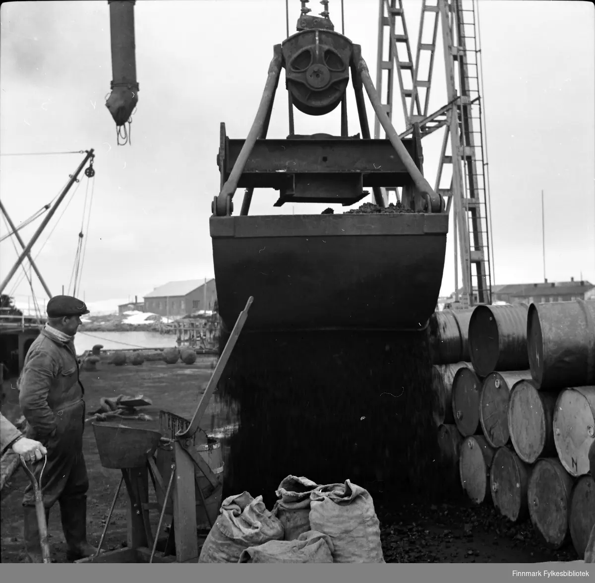 Kullhavna i Hammerfest 1956.