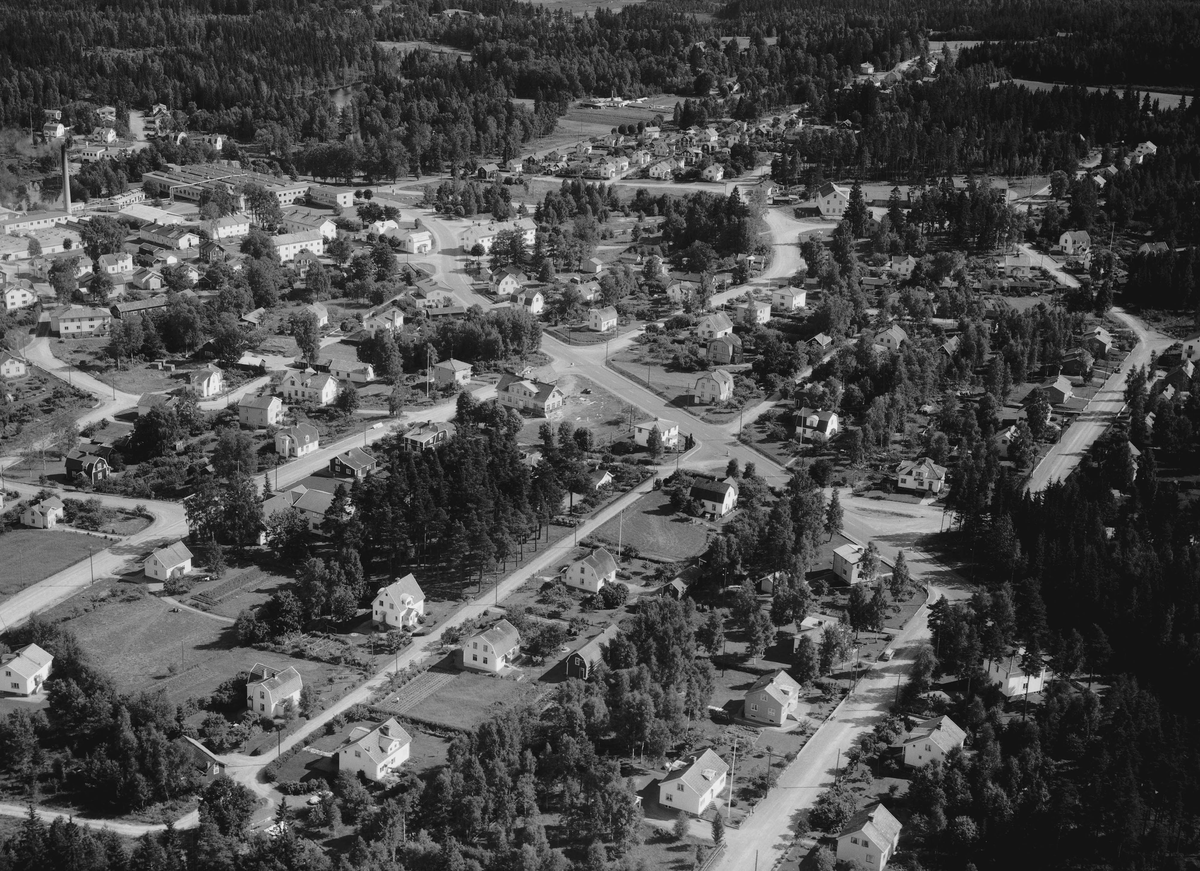 Flygfoto över Smålands Anneberg i Nässjö kommun, Jönköpings län. 1187/1962