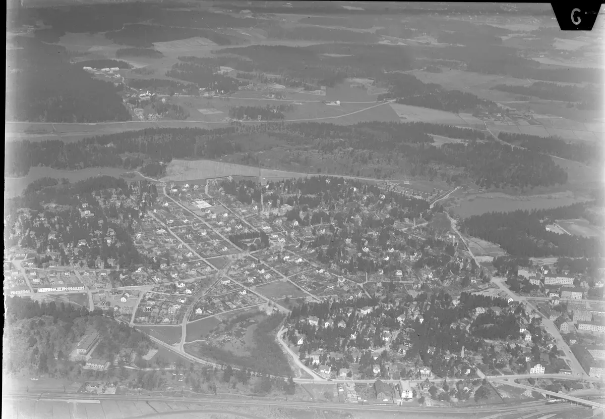 Flygfoto över Sundbyberg