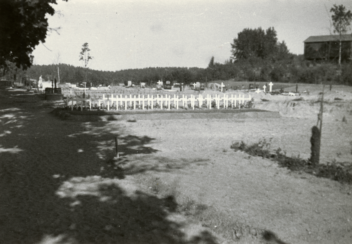 Begravningsplats i Kisko, Finland.