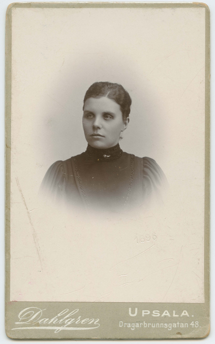 Porträtt på Doktorinnan A. Nilsson.