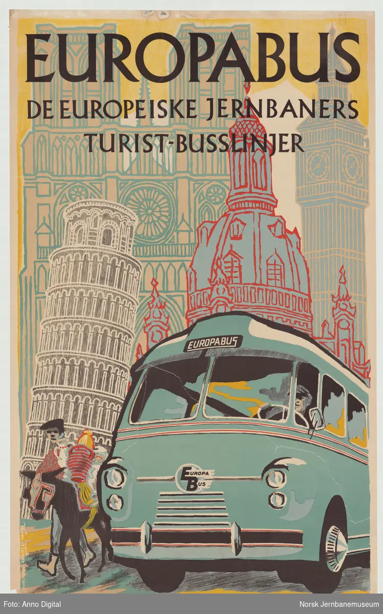 Europasbus - De europeiske jernbaners turistbusslinjer