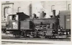 Damplokomotiv type 25d nr. 421 på Havnebanen i Oslo