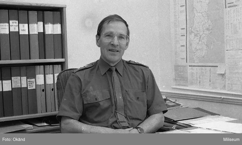 Överstelöjtnant Sten Almquist, chef personalavdelning , Ing 2.