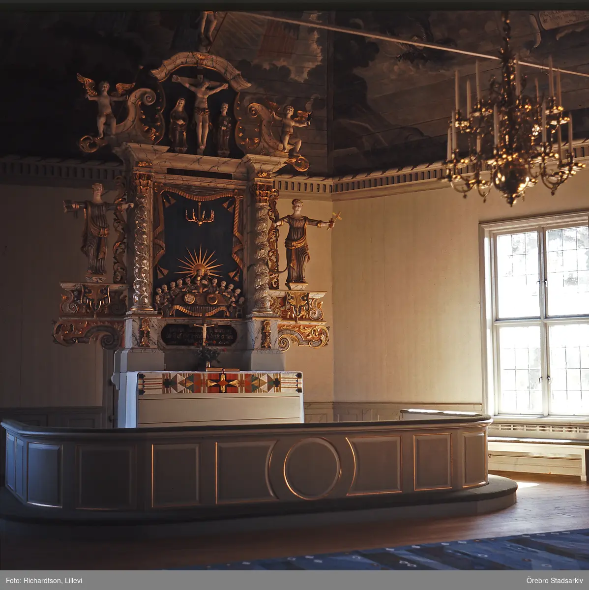 Interiör från Järnboås kyrka