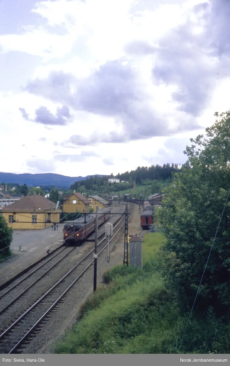 Vestfossen stasjon, oversiktsbilde