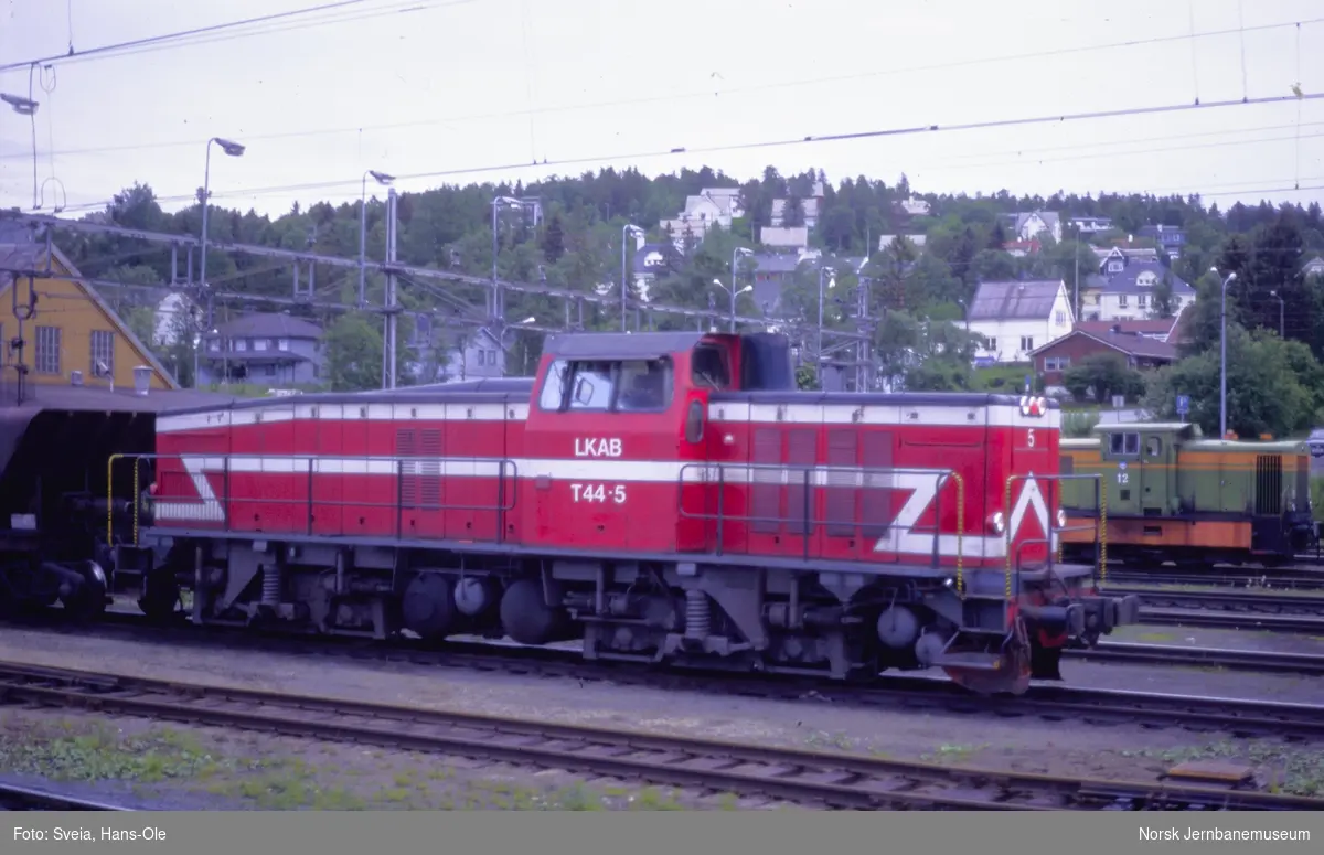 LKABs diesellokomotiv T44 nr. 5 i Narvik