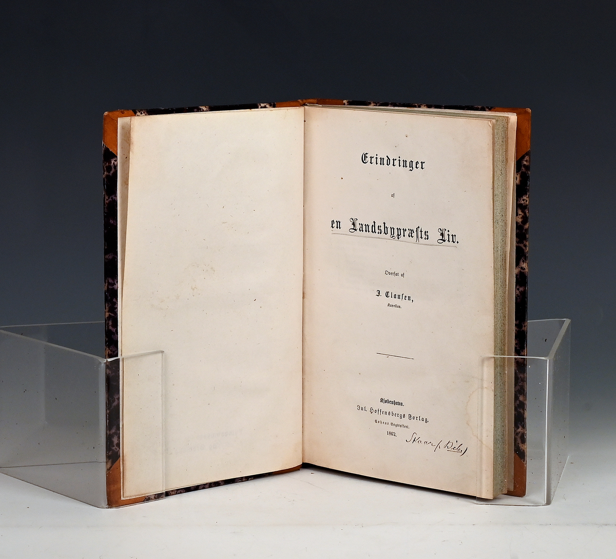 Clausen, J. Erindringer a en Landsbypræsteliv. Kbhv. 1862.