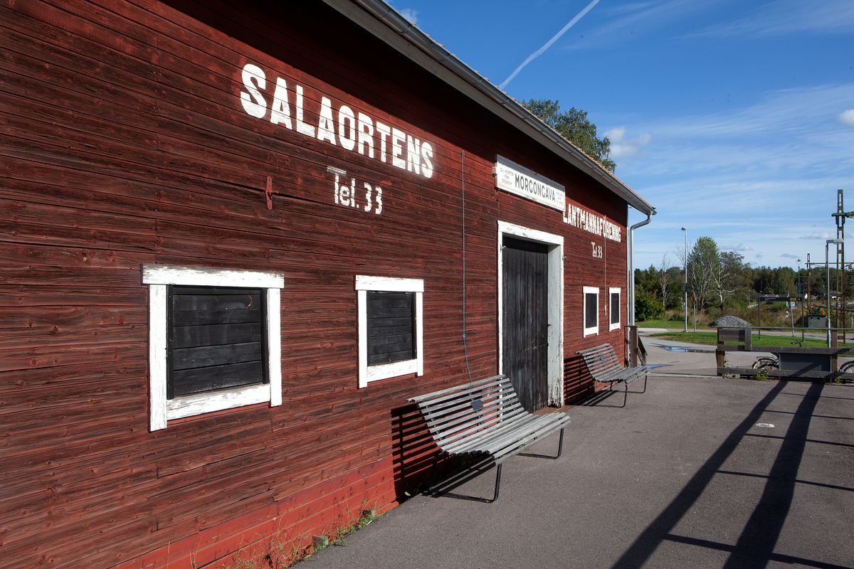 Järnvägsmagasin, Morgongåva, Vittinge socken, Uppland 2021