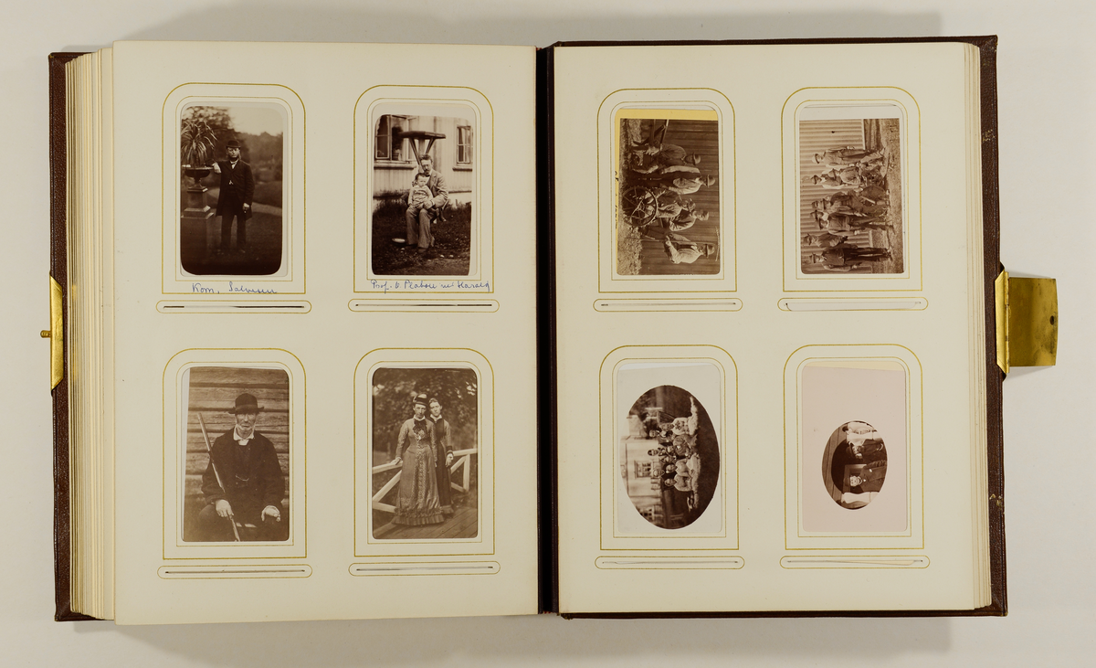 Foto av ukjente menn, foto trolig tatt på 1880-tallet på Dal gård