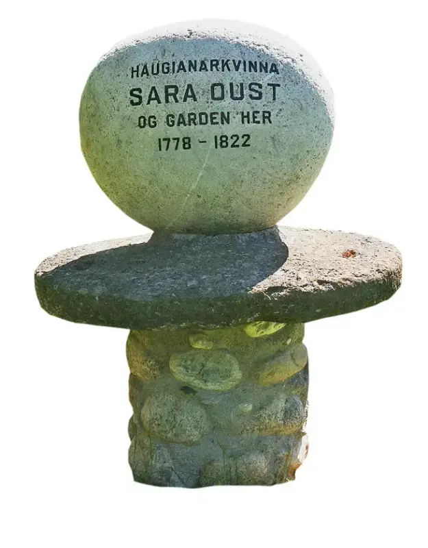 minnestein over Sara Oust