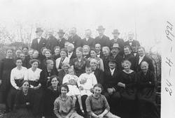 Fra sølvbryllupet til kirketjener Aurød.