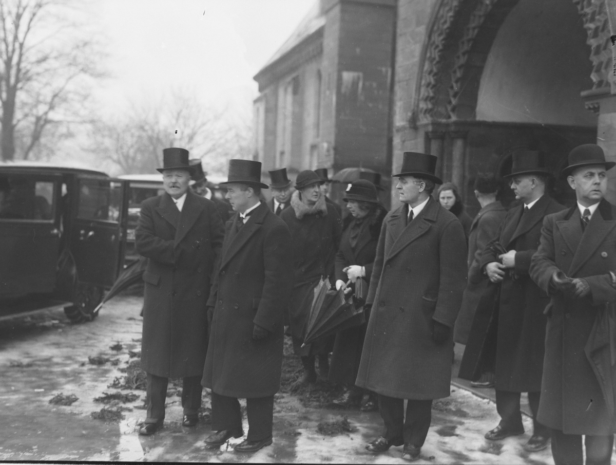 Begravelsen til Halfdan Bryn i Nidarosdomen