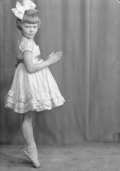 Ballettbilder fra Alma Christensens danseskole.