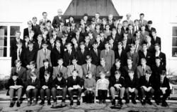 Stor gr: skoleelever. Lærere, 1966-67, Eckboskolen, Ottestad
