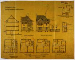 Hr.Kjøbmand H. Bang. Påtænkt bebyggelse i Nedre Strandgade [