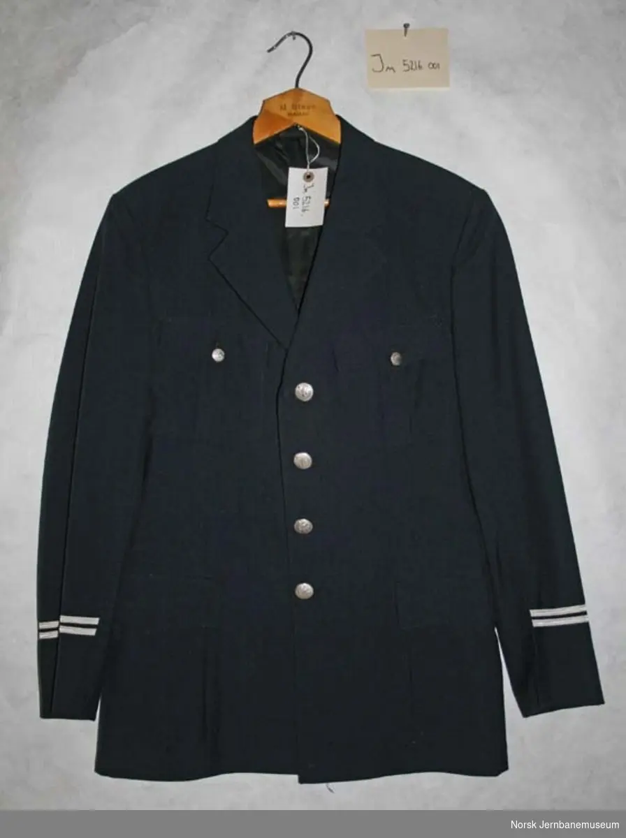 Uniform for overkonduktør : jakke, bukse og lue