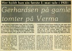 Utklipp fra Romdal Folkeblad 8.9.1977