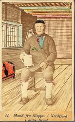 44. Mand i ældre Dragt fra Gloppen, Nordfjord