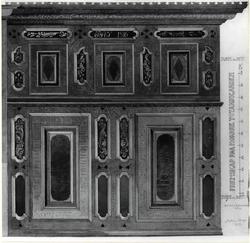 Tegning av framskap fras 1816. Øygarden gård, Rauland, Vinje