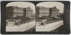 Stereoskopi. Kongressbygning, Santiago, Chile.