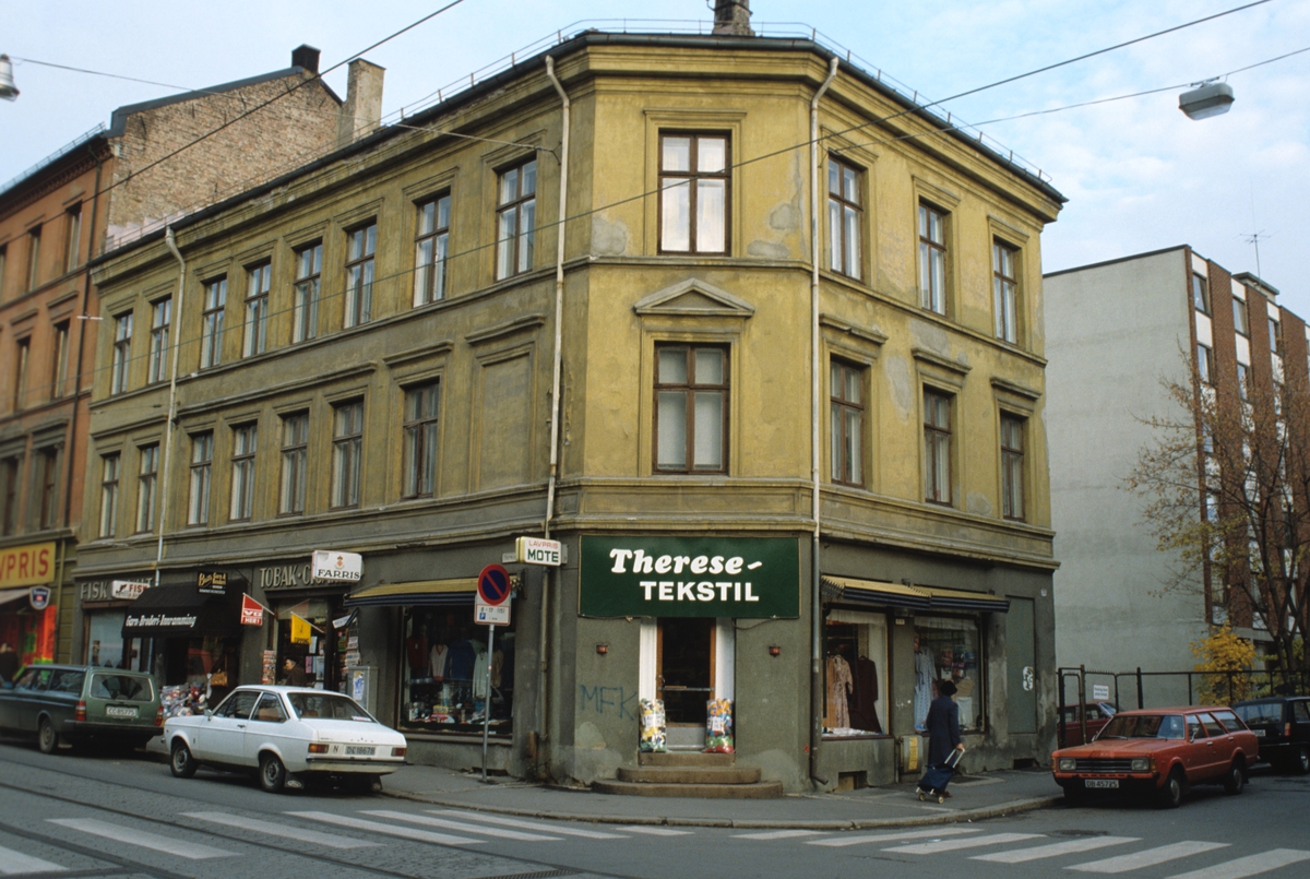 Bygård på Bislett i Oslo. Fotografert for Bonytt 1983.