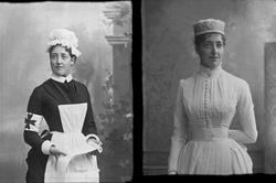 Avfotograferte portretter, fru kommandør Ruud.