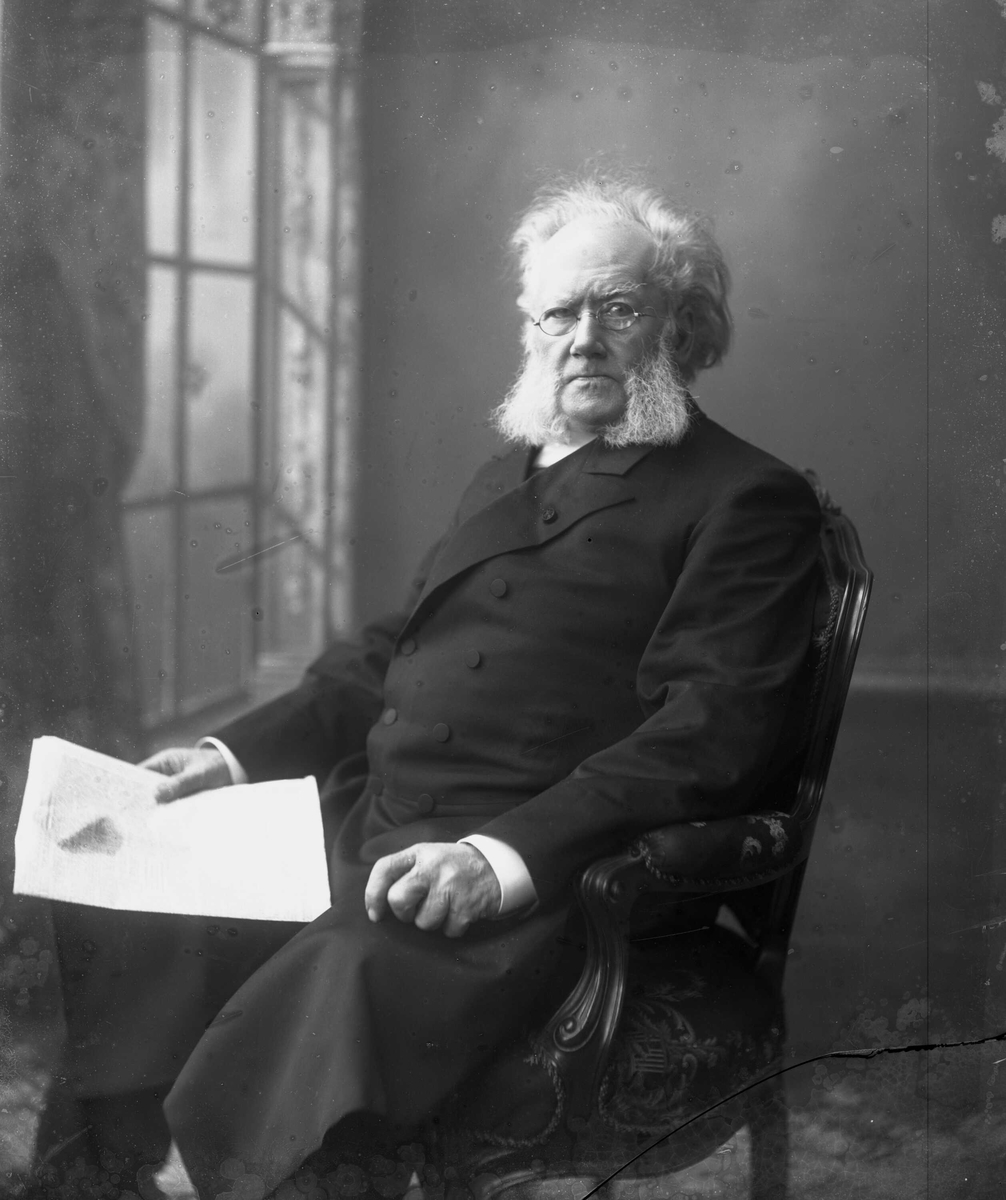 Portrett, Henrik Ibsen (1828-1906).