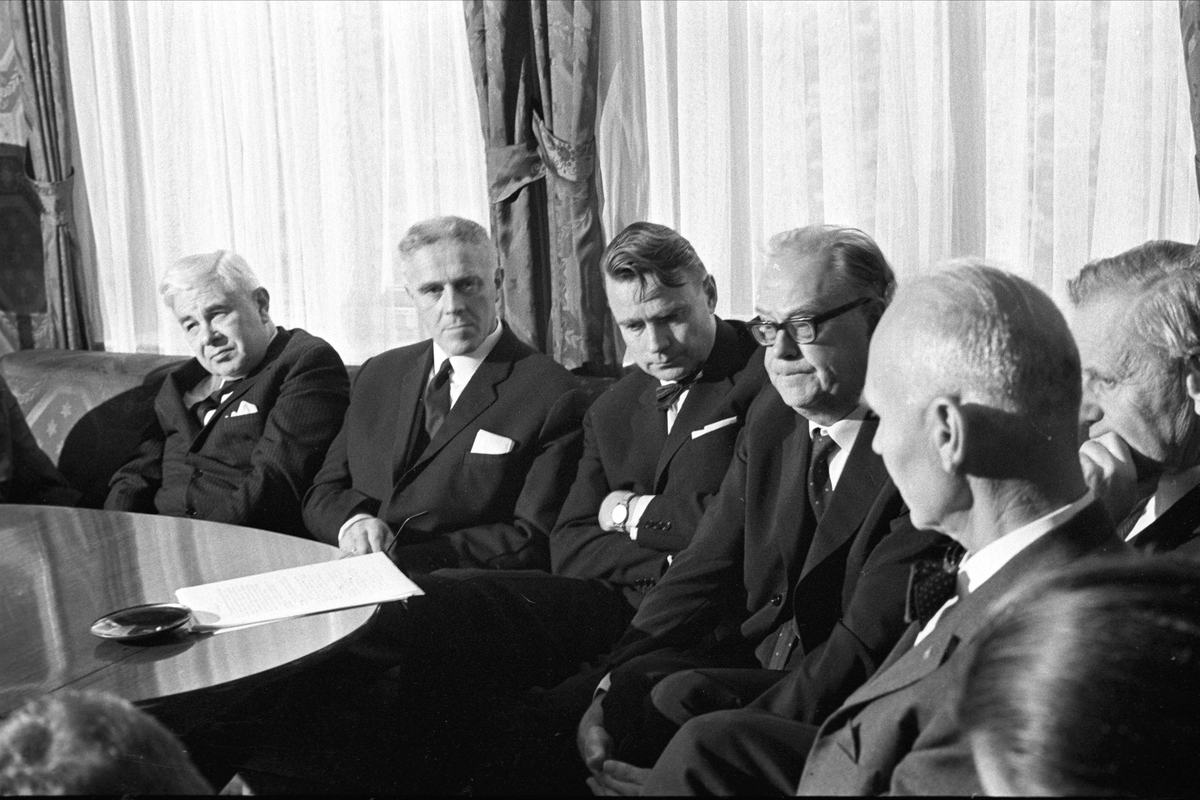 Oslo, november 1968, Nordisk Råd, statsministermøte, 