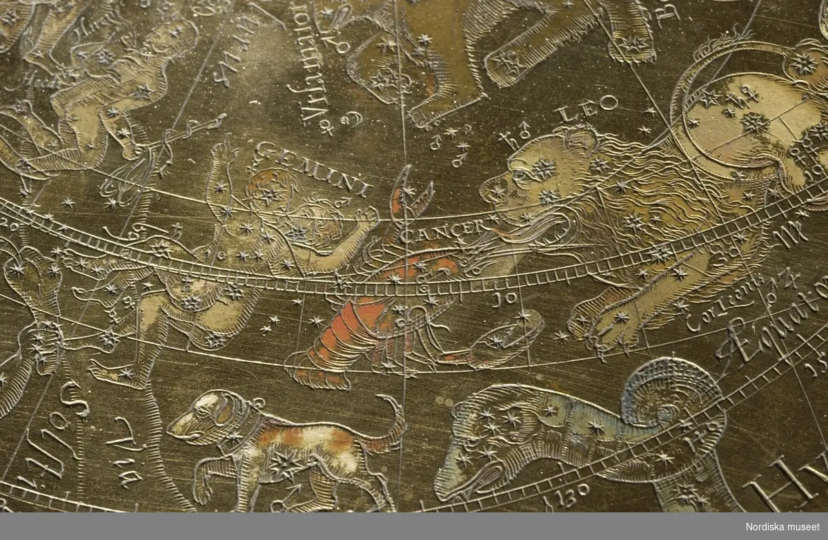 Armillarsfär, astronomiskt ur. 1600 tal