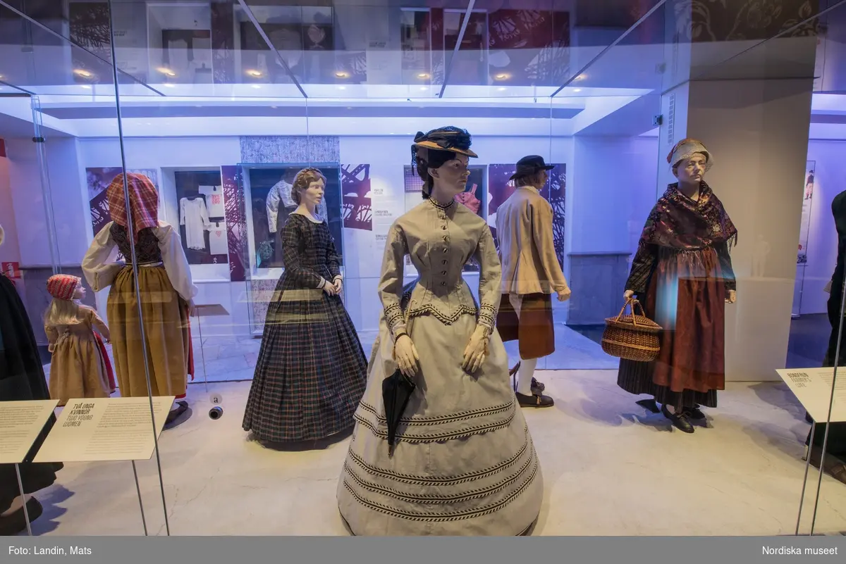 Nordiska museet utställning Dokumentation Modemakt byggd 300 år av kläder 2010